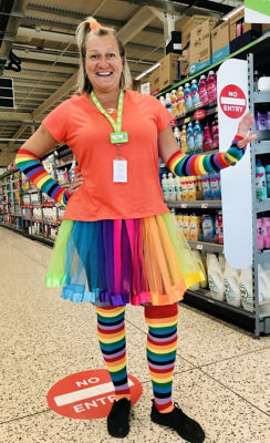 Rainbow fun! | Asda Leicester Abbey Lane