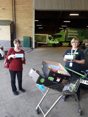 Donation of face masks and ice pops | Asda Southampton