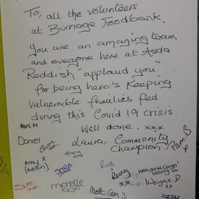 Colleague thanks | Asda Reddish