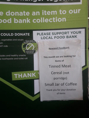 Newport Foodbank thanks  | Asda Newport