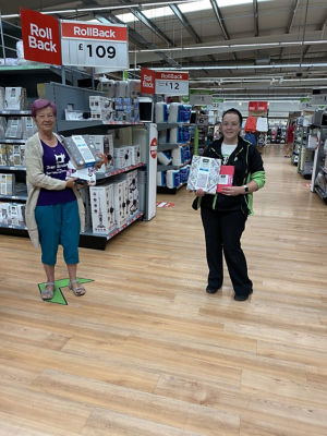 Team Scrubbers donation | Asda Portsmouth
