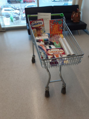 St john vianney school picking a donation up.  | Asda Trafford Park
