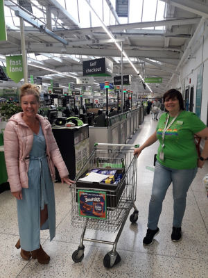 Donation to Wigan and Leigh Carers  | Asda Golborne