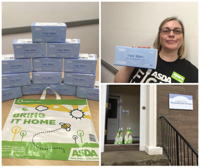 Donation of Face Masks to Angus Care Homes | Asda Forfar
