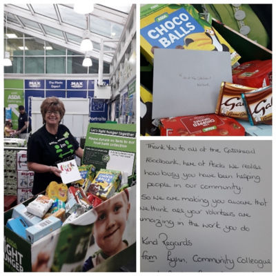 Thanks to Gateshead Foodbank | Asda Gateshead