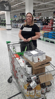 Food donations to Nerhterton Feelgood Factory and Big Help Project | Asda Aintree