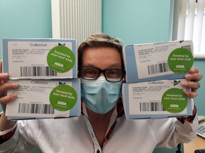 Donation of Face Masks | Asda Dyce