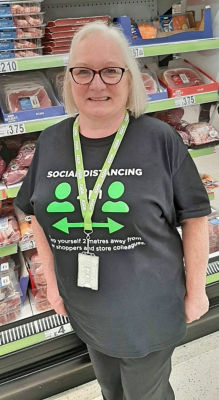 Kathleen Flynn from Asda Hamilton has been cooking meals for vulnerable people in the local community