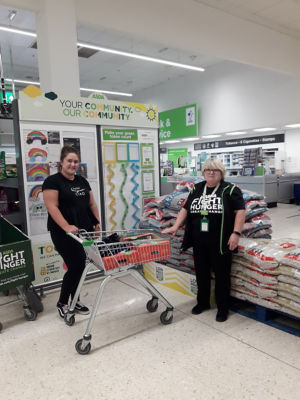 Donation to Bantaskin Nursery | Asda Falkirk