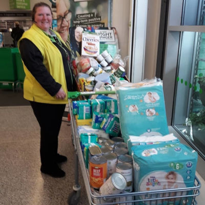 DONATION TO FOODBANK  | Asda Reddish