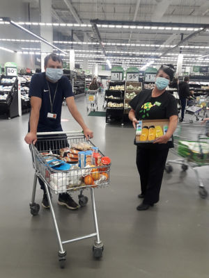 Food donation to care home | Asda Patchway