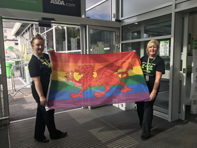 Supporting Pride 2020 | Asda Pwllheli