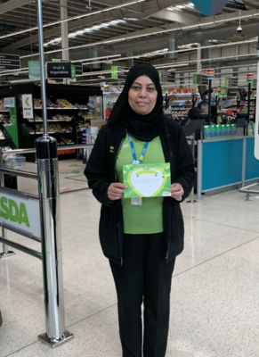 Thank you to hard-working colleague Shazia  | Asda Dewsbury