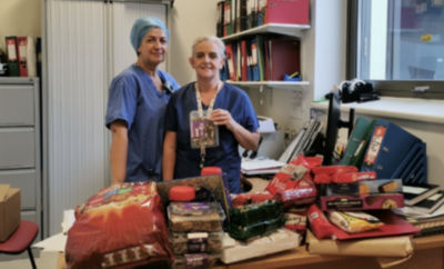 NHS theatre staff delighted with their donation | Asda Enniskillen