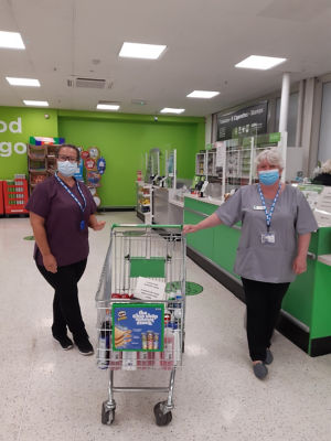 Donation of toiletries to Faversham Nursing Home | Asda Trafford Park