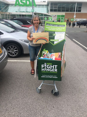 Thank you to our local food bank Living Waters Storehouse🌈  | Asda Clayton Green