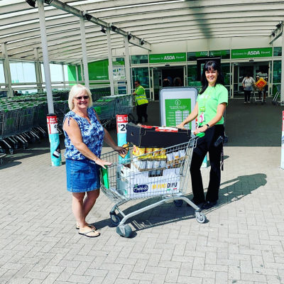 Donation to Beacon Food Bank | Asda Havant