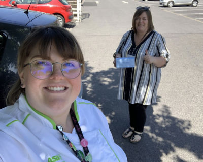 Happy to support local food bank  | Asda Bristol Whitchurch