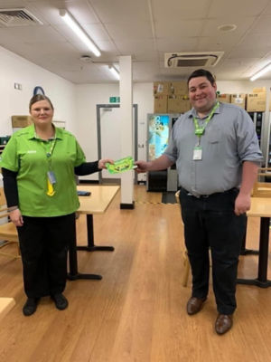 Saying thank you to Charlotte from Asda Portadown  | Asda Portadown