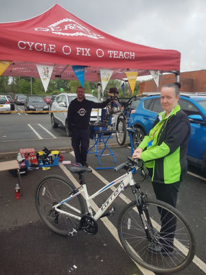 Pop-up bike check | Asda Small Heath