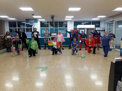 Heroes dress up.. as heroes! | Asda Taunton