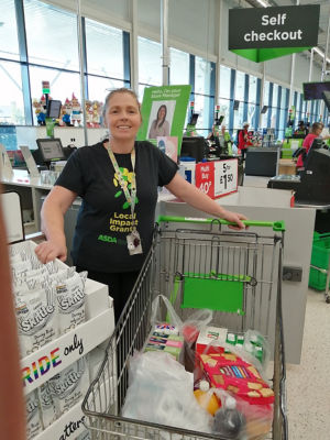 Donation to local care homes | Asda Newport Pillgwenlly 