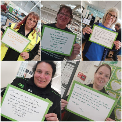Thank you to our colleagues | Asda Donnington Wood