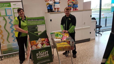 Donations to Salvation Army food bank | Asda Peterhead