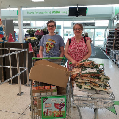Food donation to St John's Church Long Eaton | Asda Long Eaton