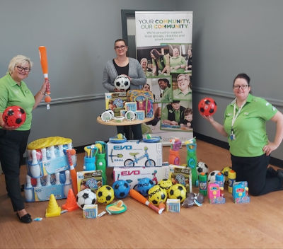 Teaming up with Asda Telford to help Halesfield Day Nursery | Asda Donnington Wood