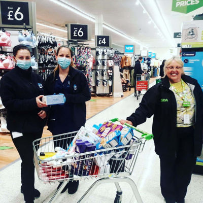 Donation of masks and treats  | Asda Thornaby