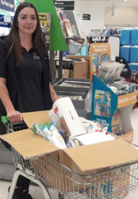 Donation to Cornerstones Assisted Housing | Asda Hartlepool