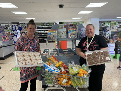 Fruit and snacks donation to the pupils at Grange School | Asda Gosport