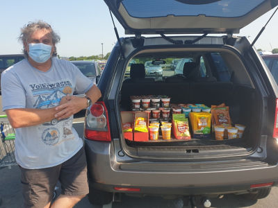 Helping local homeless charity The Pop Up Soup Kitchen | Asda Newport Isle of Wight