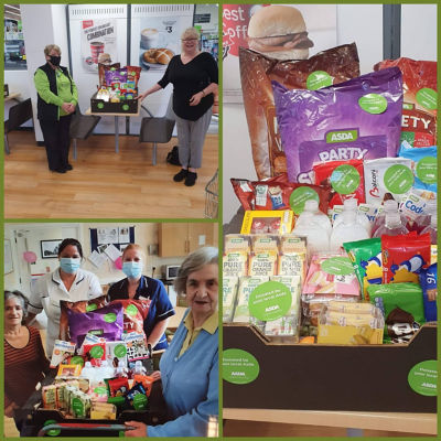 Donation to Spynie care home | Asda Elgin