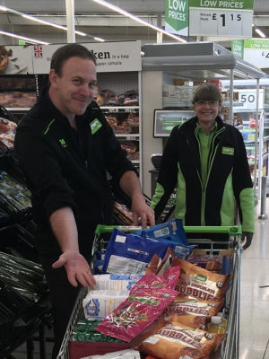 Melksham Foodbank donation | Asda Melksham
