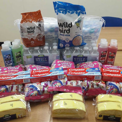Donation to Lacey Court residents  | Asda Rawtenstall