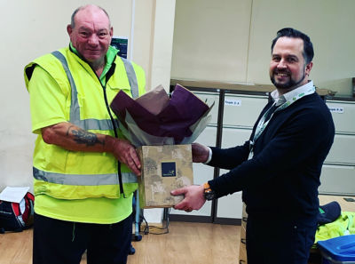 Congratulations to Ray on his retirement | Asda Wolstanton