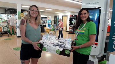 Donation to Above and Beyond Hospital charity  | Asda Longwell Green
