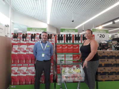 Donation to The Olive Branch Newport | Asda Newport