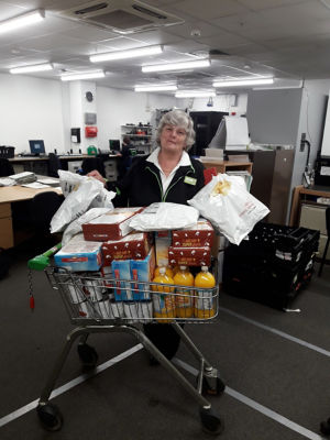 Donation to the food bank  | Asda Taunton