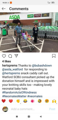 Thanks from Watford Hospital | Asda Watford