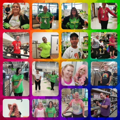 All dressed up for Pride weekend  | Asda St Leonards on Sea