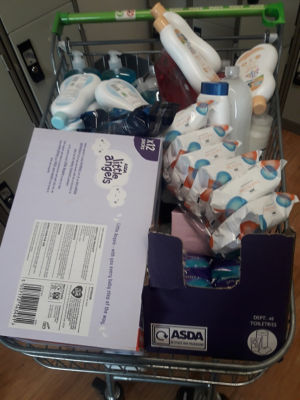 Donation of toiletries  | Asda Hartlepool