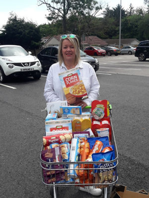 Food parcel donation | Asda Middleton Park