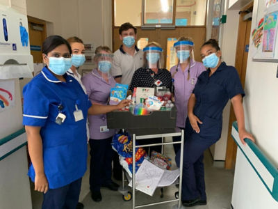 Donation to staff at North Manchester General Hospital | Asda Shaw