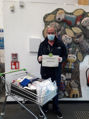 Sringhill Hospice donation | Asda Shaw