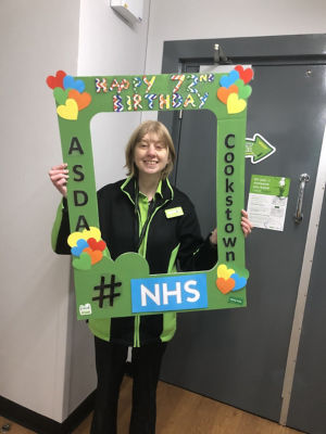 We're all getting ready for the NHS's 72nd birthday | Asda Cookstown