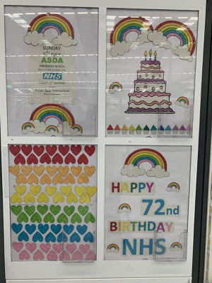 Happy birthday NHS | Asda Aberdeen Beach