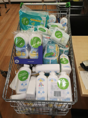 Moray Baby Bank donaiton | Asda Elgin
